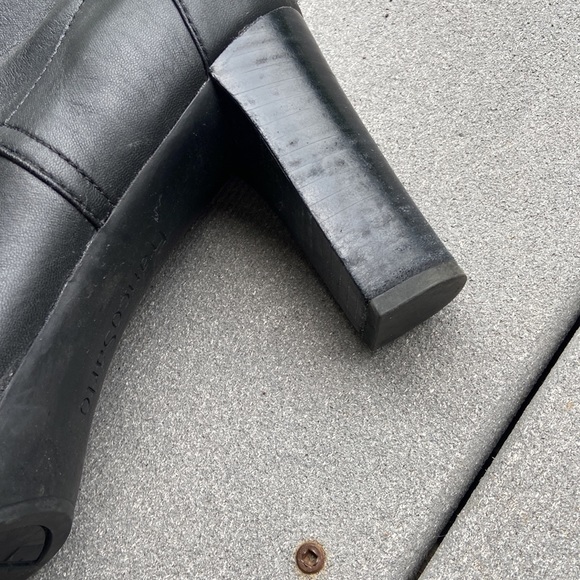 Franco Sarto Imari Black Heeled Tall Boots - Picture 4 of 7